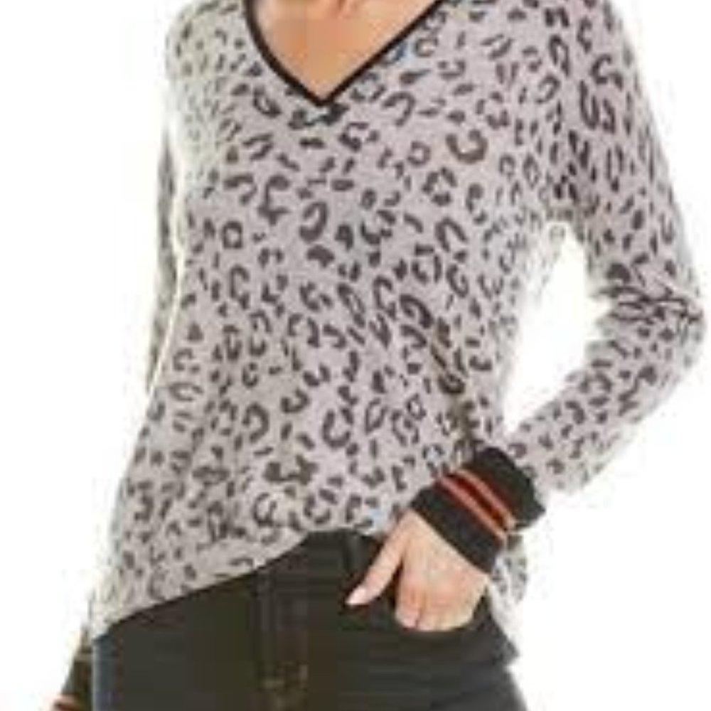 360 Cashmere Rachel Sweater In Grey Size Small